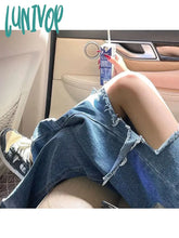 Lunivop Woman Fashion Casual New Design Jeans Ins Bf Style Denim Baddie American Pants Trend Cute